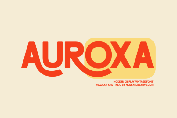 Auroxa Font: Retro-Modern Charm for Editorial Design