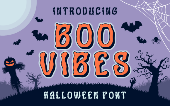 Boo Vibes Font: Playful Branding for Small Business