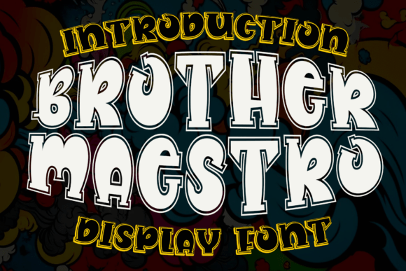 Brother Maestro Font: A Casual Display Typeface for Branding
