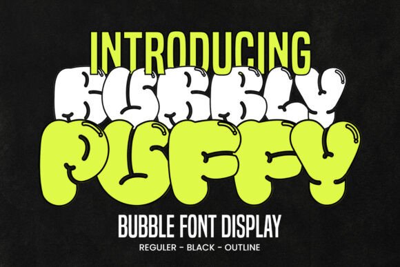 Bubbly Puffy Font: Playful Editorial Typography