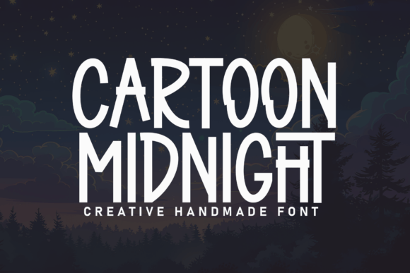 Cartoon Midnight Font for Editorial Design