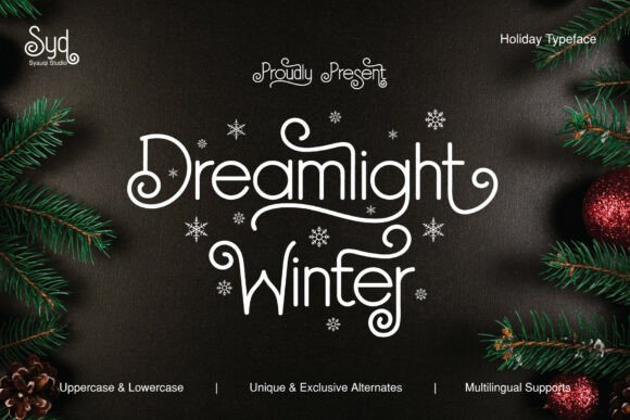Dreamlight Winter Font Review: A Designer’s Perspective