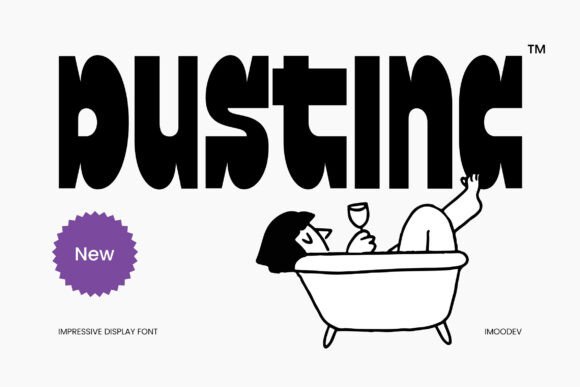 Dustinc Font: Bold Editorial Typography