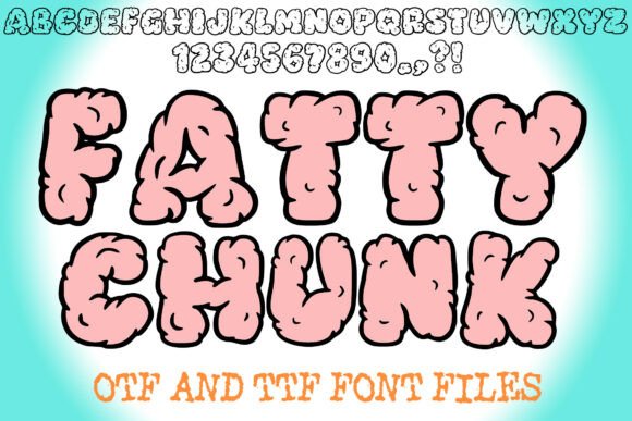 Fatty Chunk Font Review: A Bold Display Typeface for Playful Branding