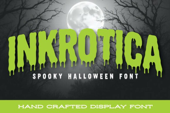 Inkrotica Font: Testing a Grotesque Display Typeface