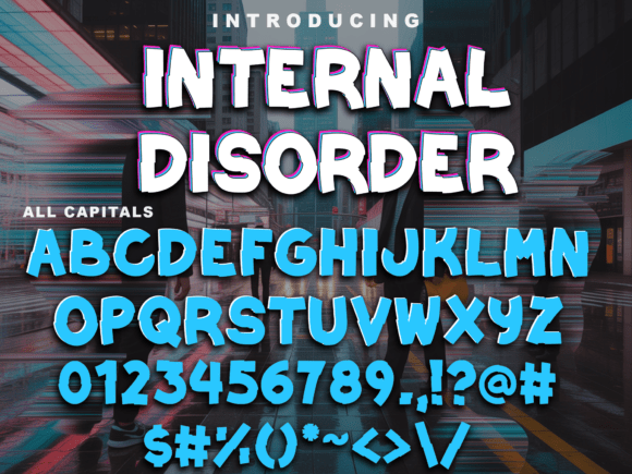 Internal Disorder Font: Testing a Rugged Display Typeface