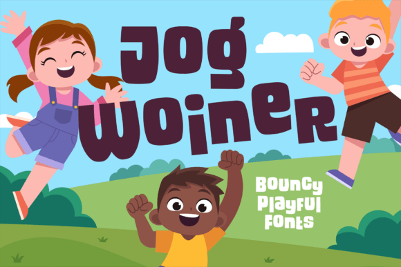 Jog Woiner Font: Playful Display Type for Web Design