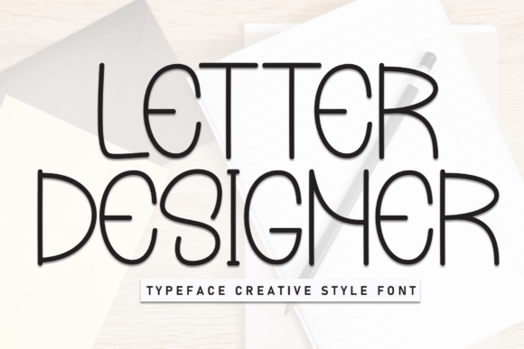 Letter Designer Font: A Modern Display Typeface for Editorial Layouts