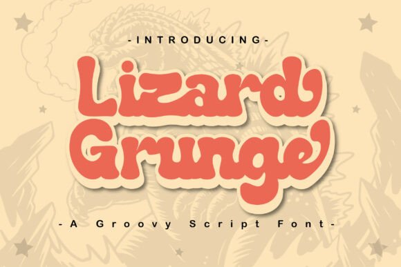 Lizard Grunge Font: Retro Display Type for Digital Campaigns