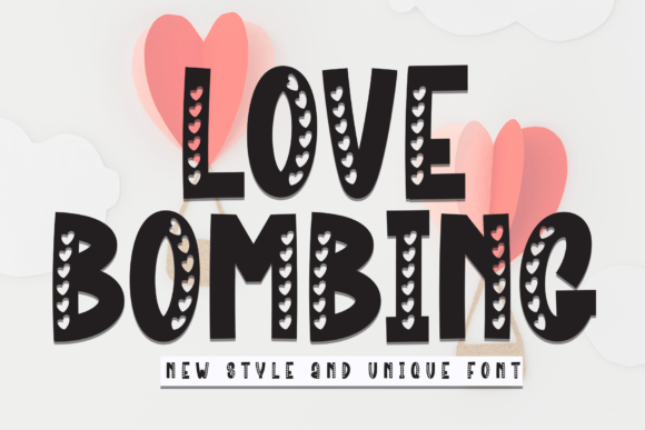 Love Bombing Font: Playful Editorial Typography