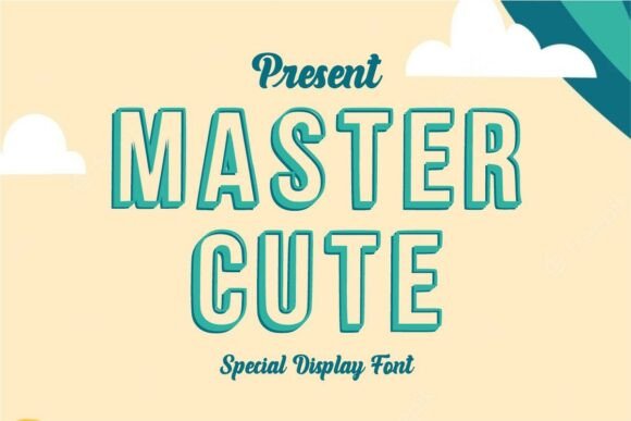 Mastercute Regular Font: A Display Typeface for Campaigns