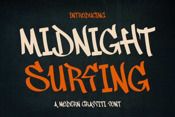 Midnightsurfing Regular: A Display Font for Editorial Impact