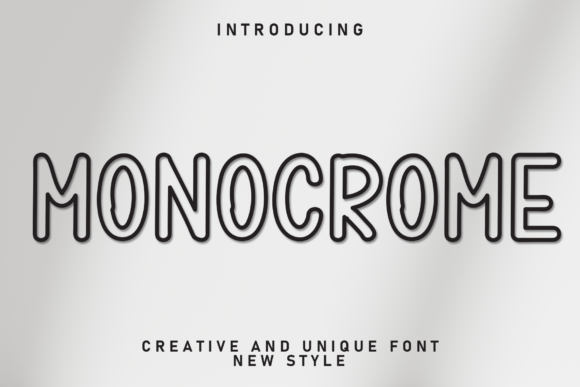 Monocrome: A Display Font That Elevates Digital Branding