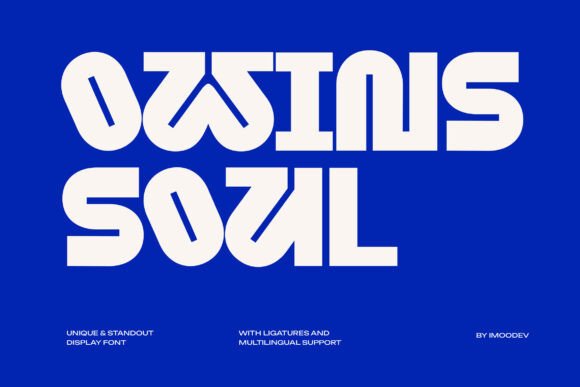 Owins Soul Font: A Bold Display Typeface for Editorial Design