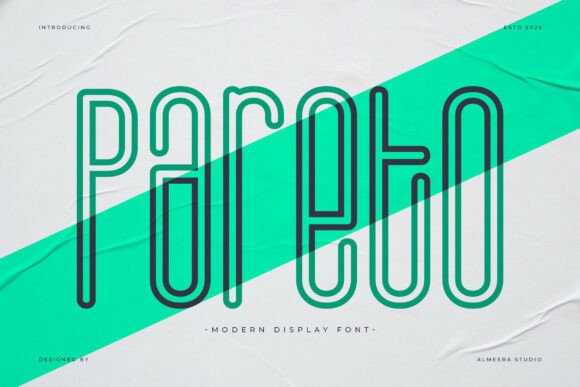 Pareto Font: Bold Typography for Handmade Products