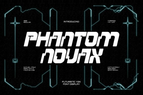 Phantomnovax Regular Font Review for Retro Branding