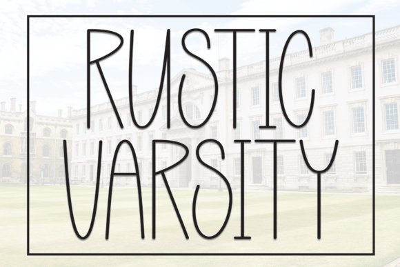Rustic Varsity Font Review: Casual Display Type for Branding