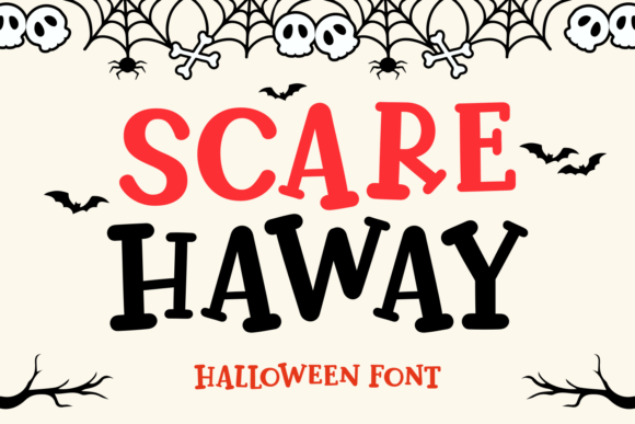 Scare Haway Font: Playful Halloween Display Type