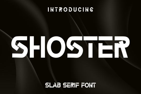 Shoster Font: Bold Display Typography for Web Design