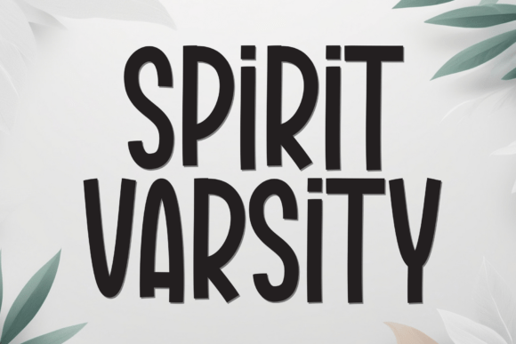 Spirit Varsity Font: Playful Charm for Makers