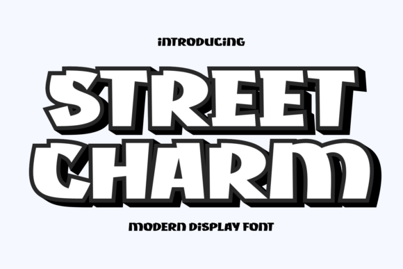 Street Charm: A Bold Display Font for Modern Editorial Design