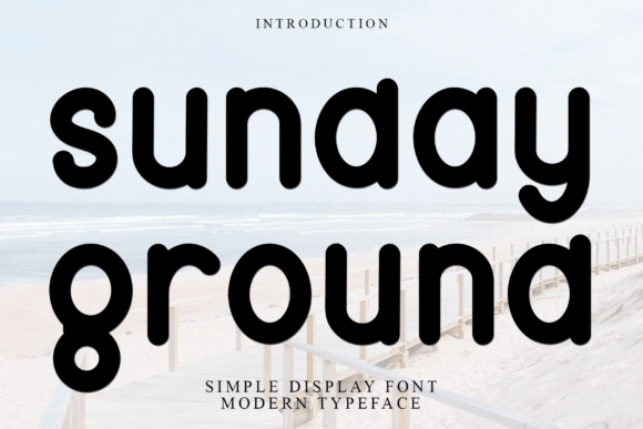 Sunday Ground Font: Festive Branding for Small Business