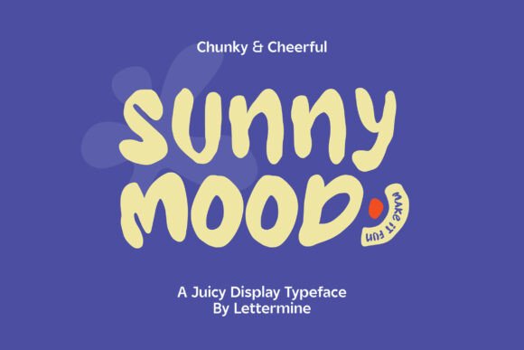 Sunny Mood Font: Cheerful Display Type for Editorial Design