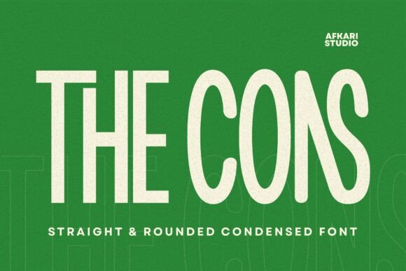 The Cons Font: Bold Display Type for Crafters