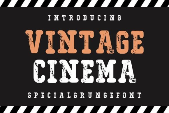 Vintagecinema Regular Font: A Retro Brand Upgrade