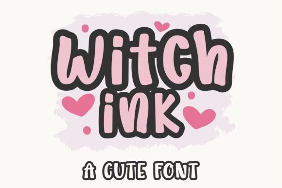 Witchink Bold Line Font for Playful Campaign Design